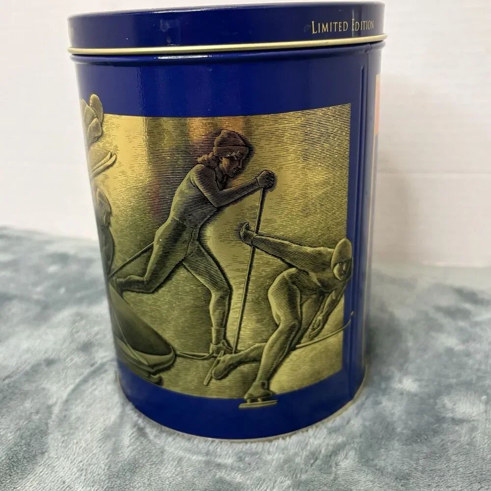 1992 Olympic Winter Games Uncle Ben’s Rice Tin Vintage